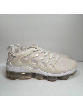 Nike Air Vapormax Plus Men's Triple White Sneakers 924453-100 US Size 11